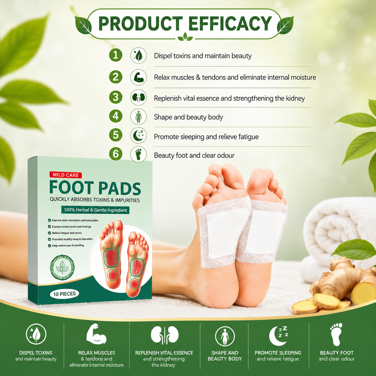 🌿Nature Step Care 💚 Plant-Based Comfort🌿🦶BUY 10 GET 20 FREE 🌱(Pack of 30)