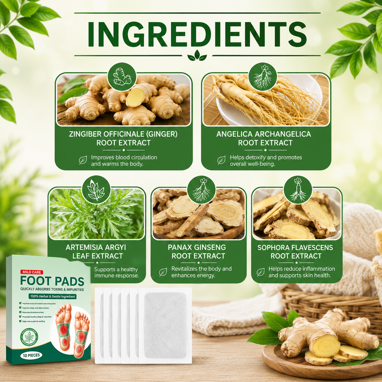 🌿Nature Step Care 💚 Plant-Based Comfort🌿🦶BUY 10 GET 20 FREE 🌱(Pack of 30)