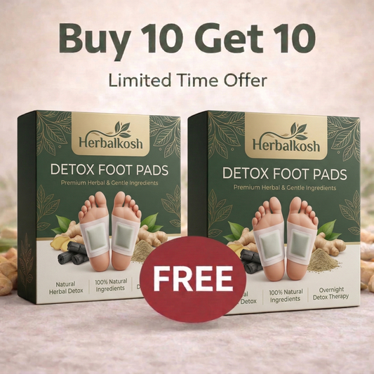 Herbal & Gentle Ingredient Detox Foot Pads (HK)  (BUY 10 GET 10 FREE )