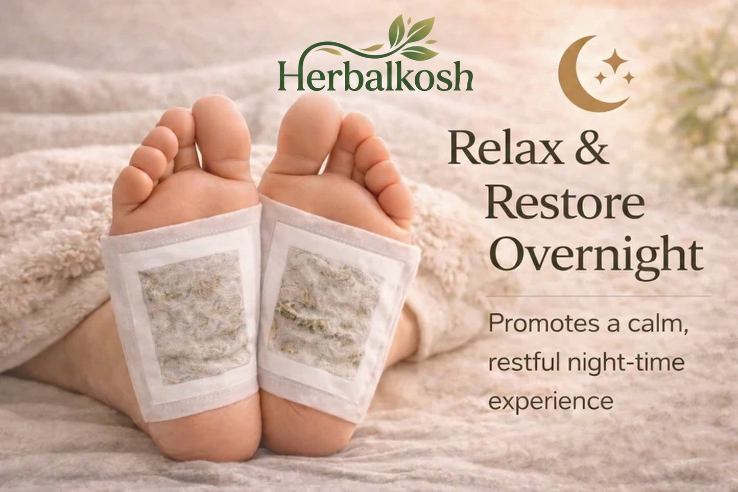 Herbal Detox Foot Patches (HK) (BUY 10 GET 20 FREE )